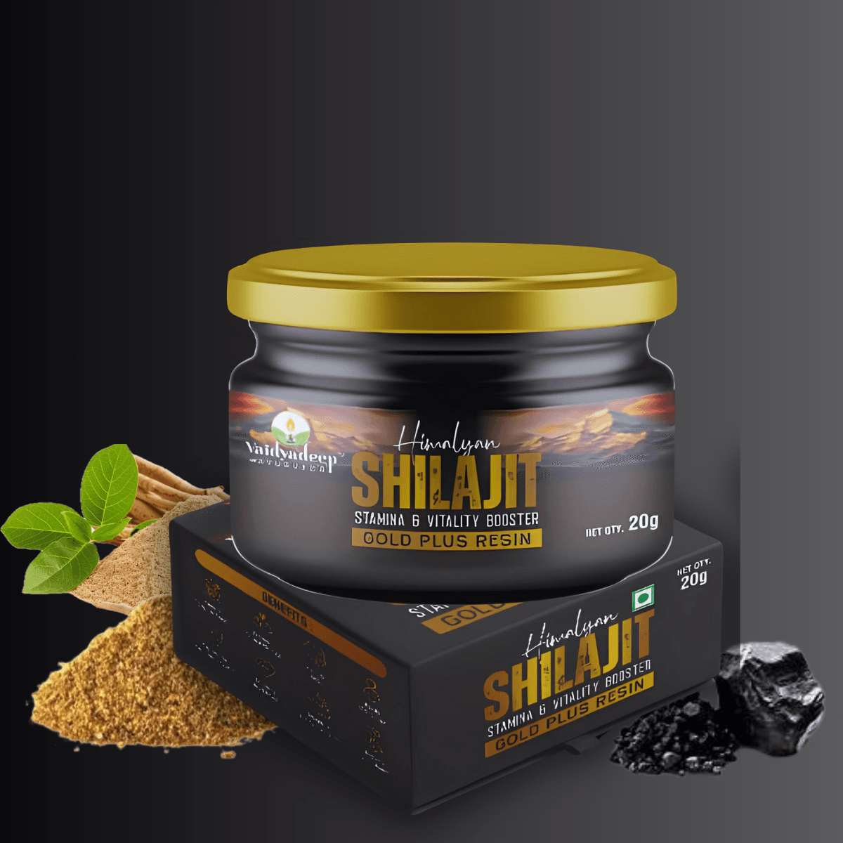 Himalayan Shilajit Gold Plus Resin