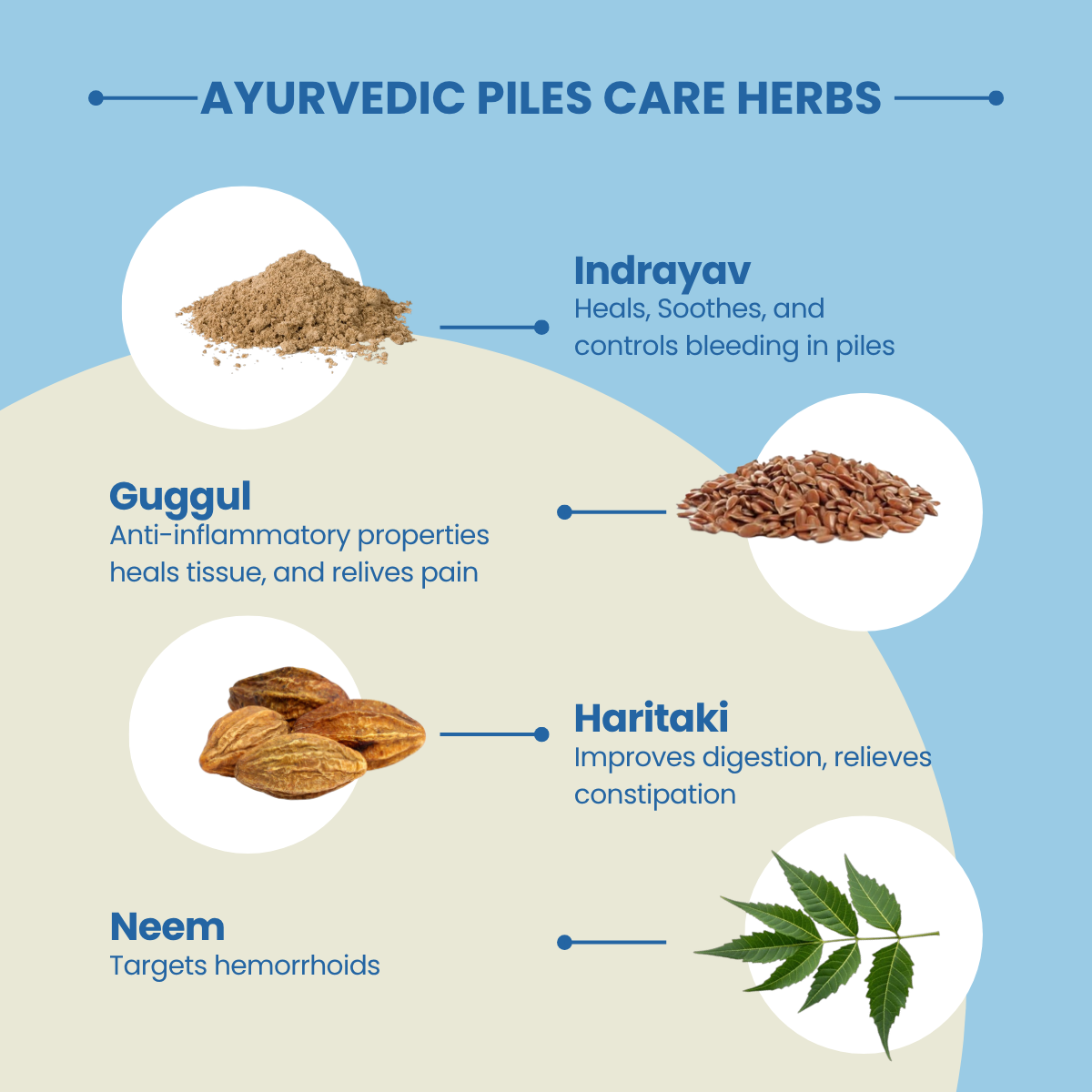 Ingridents in Vaidyadeep Arshdeep Capsule for Piles cure