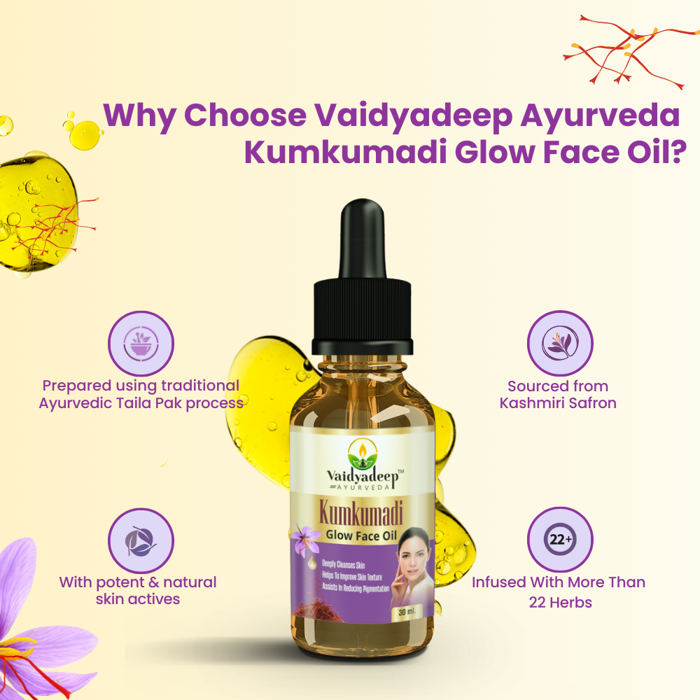 Vaidyadeep Kumbumadi Glow Face Oil.Why it is the best?